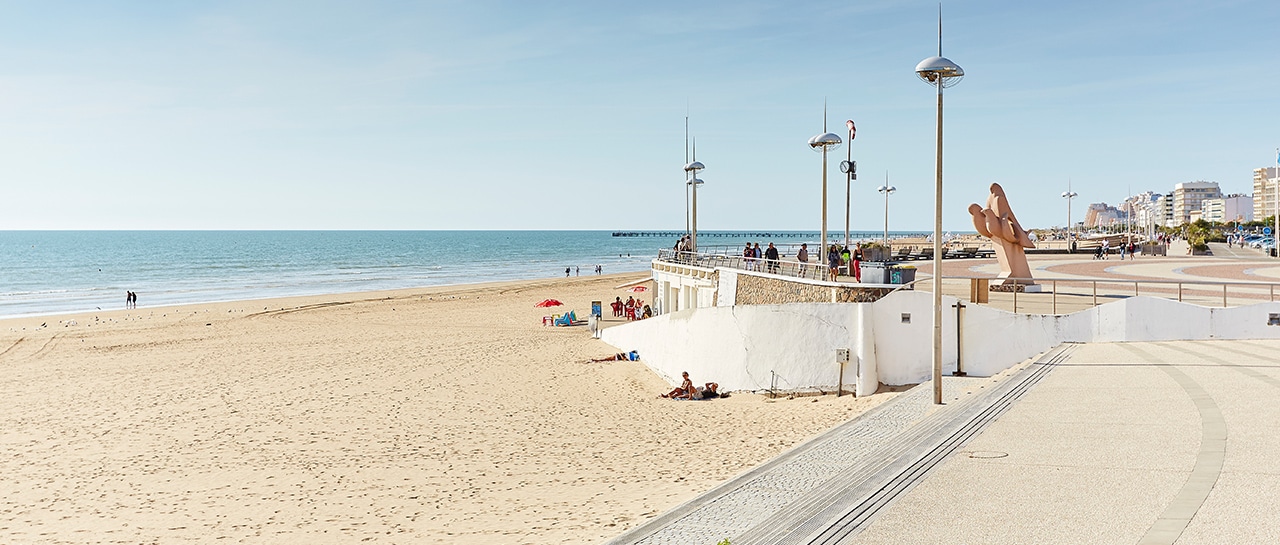 La grande plage de Saint-Jean-de-Monts