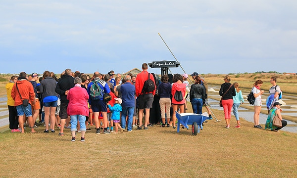 Groupe au passage du Gois