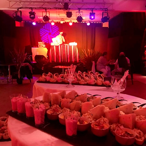 salle des fêtes et buffet du village club