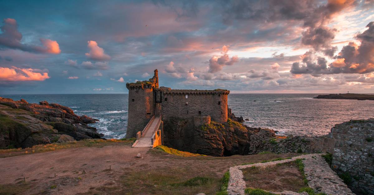 Vieux-château à l'île d'Yeu